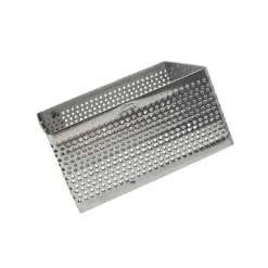 Aro cuadrado perforado 7 x 3.5 Cms