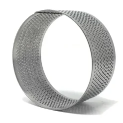 Aro redondo perforado 7 x 3.5 Cms