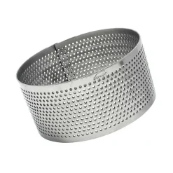 Aro redondo perforado 7 x 3.5 Cms