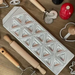 Bandeja 18 raviolis triangulares