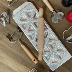 Bandeja 18 raviolis triangulares