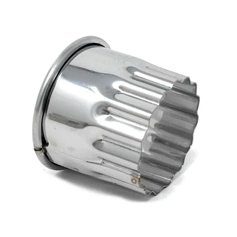 Cortapastas redondo rizado