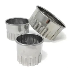 Cortapastas redondo rizado