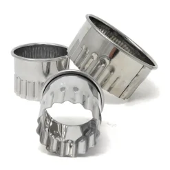 Cortapastas redondo rizado