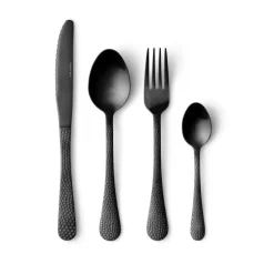 Cuberteria 16 piezas Luna Satin Black