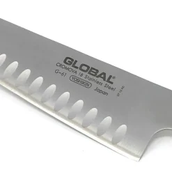 Cuchillo cebollero global 20 cms hoja alveolada G-77