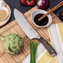 Cuchillo Cocinero hoja curva Sakura 3 Claveles