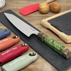 Cuchillo Kiritsuke Inari Damascus Abedul