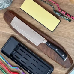 Cuchillo Nakiri wusthof 17 cms ikon classic