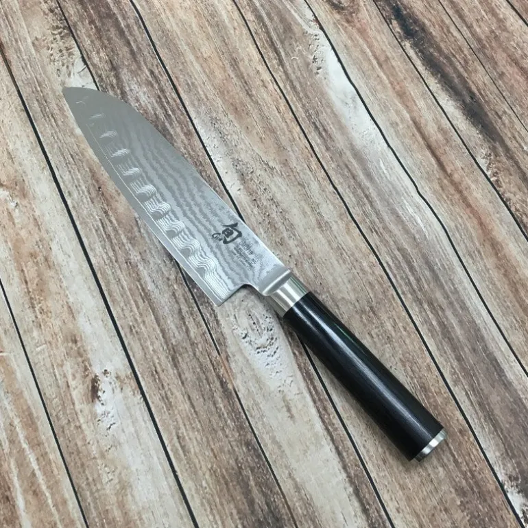 Cuchillo Santoku alveolado 18 Cms Shun