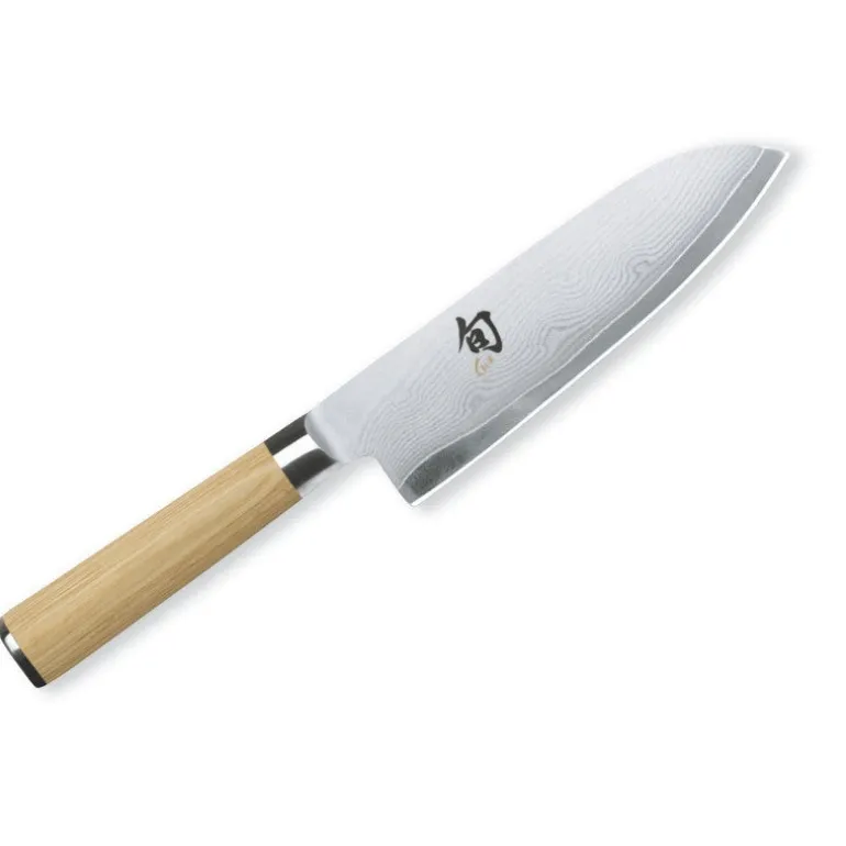 Cuchillo Santoku Shun Classic White
