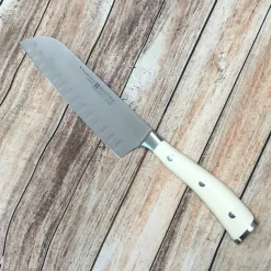 Cuchillo Santoku Wusthof Ikon Creme