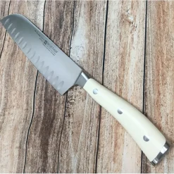 Cuchillo Santoku Wusthof Ikon Creme