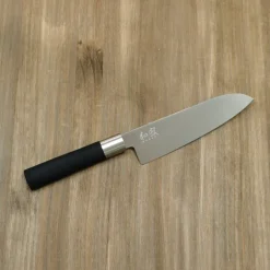 Cuchillo Wasabi Black Santoku 16 Cms