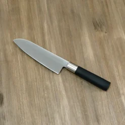 Cuchillo Wasabi Black Santoku 16 Cms
