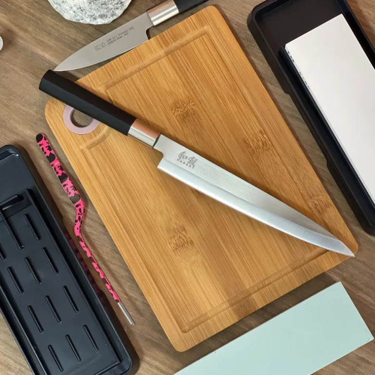 Cuchillo Wasabi Black yanagiba 21 Cms