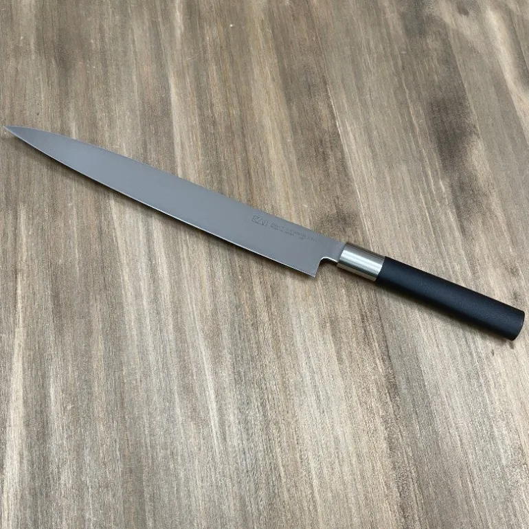 Cuchillo Wasabi Black yanagiba 24 Cms