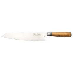 Katana Saya Cuchillo Kiritsuke 24 cms acero damasco 67 capas OliveWood