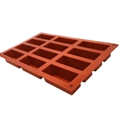 Molde silicona forma financier 12 cavidades