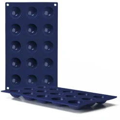 Molde silicona forma semiesfera 15 cavidades