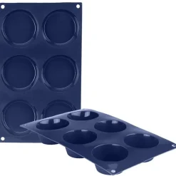Molde silicona muffin 6 cavidades