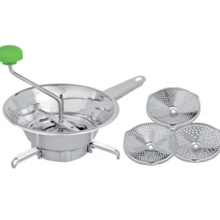 Pasapures 20 cms con 3 discos y patas abatibles