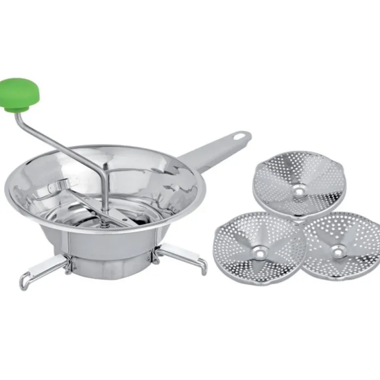 Pasapures 20 cms con 3 discos y patas abatibles