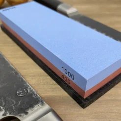 Piedra para afilar cuchillos combinada