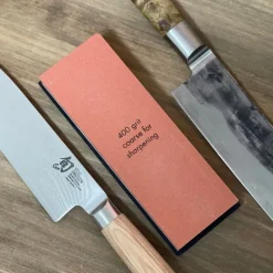 Piedra para afilar cuchillos doble 400 y 1000 granos