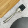 Pincel de silicona mango inox 22 cms