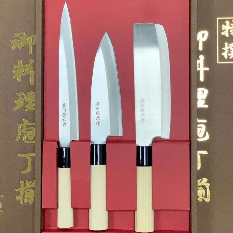 Set 3 Cuchillos Japoneses